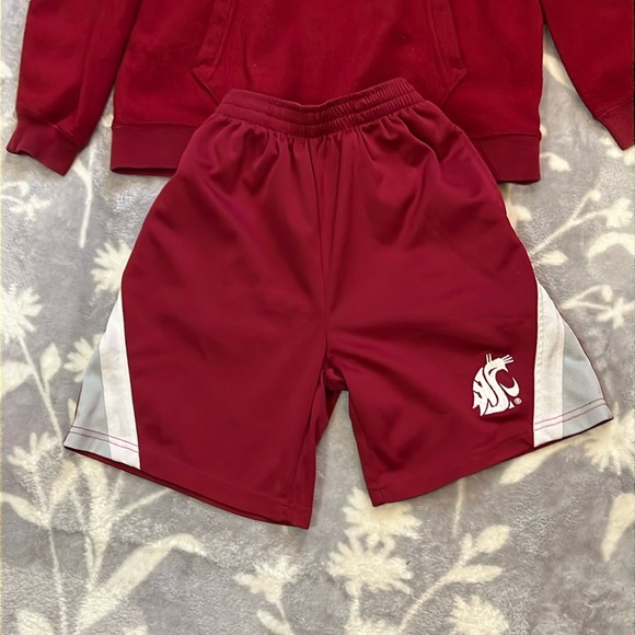 NCAA WSU  Athletic Shorts & GAP Hooded  Sweatshirt Fleece Sz M Bundle - Picture 2 of 13